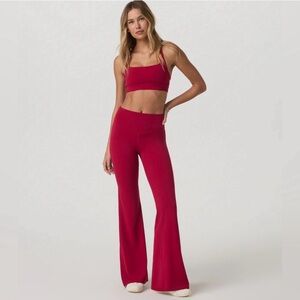 Women's Vuori AllTheForm™ Flare M-Long Strawberry NWT